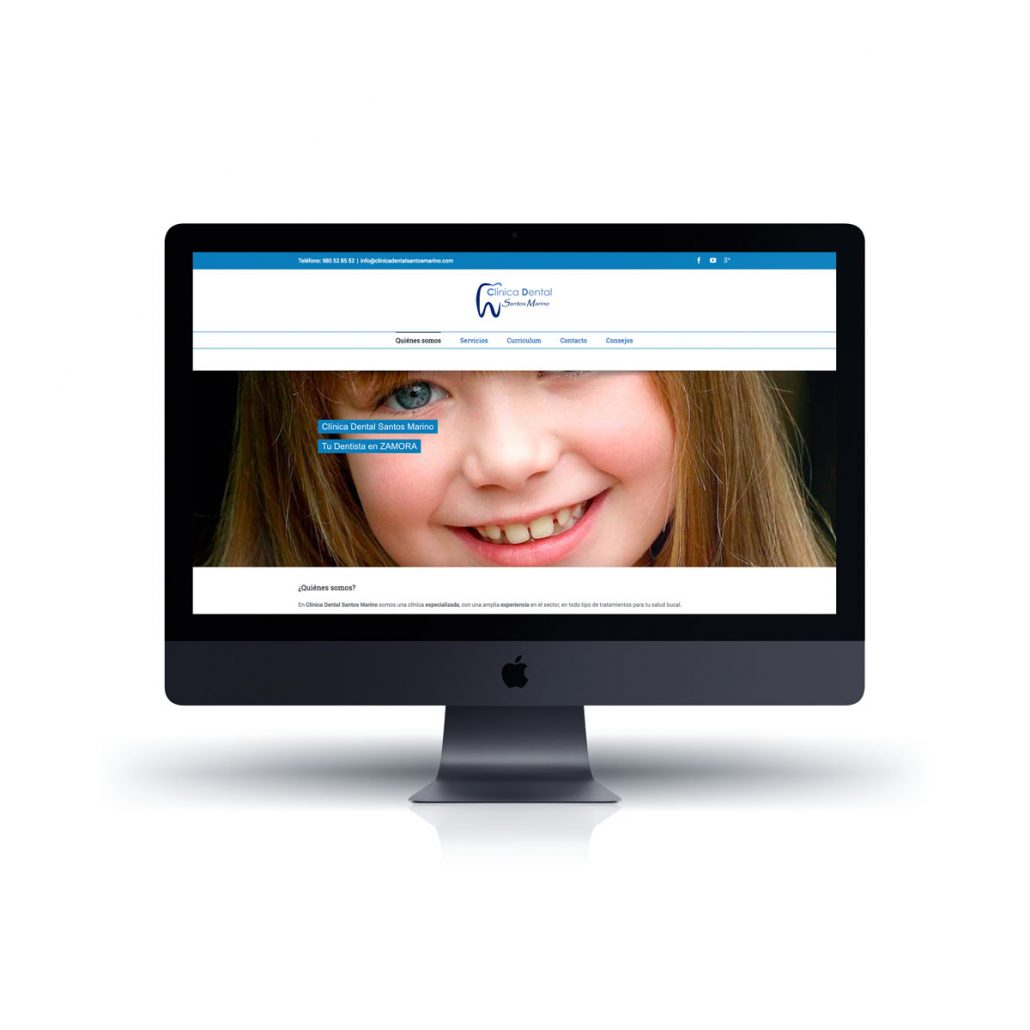 Web Clínica Dental Santos Marino