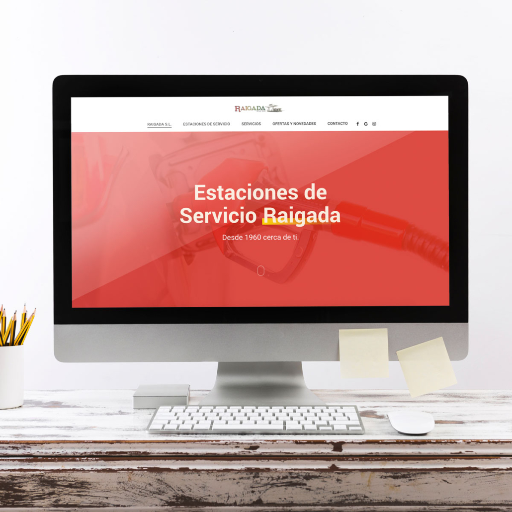 Web Estaciones de Servicio Raigada